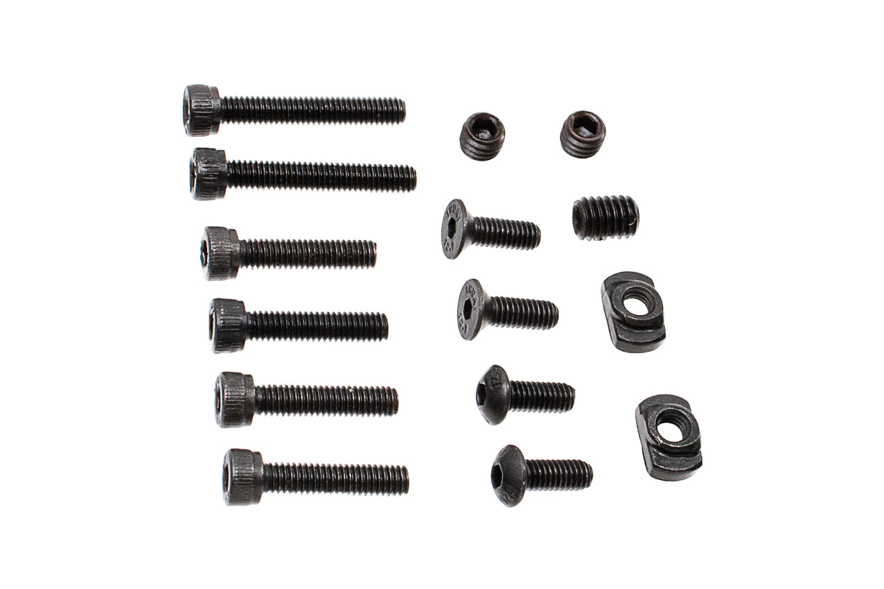 RGW MK3 Style Chassis Rail Kit For Marui TM AKM / AKX / GHK AK V3 GBBR Series  ( Black )