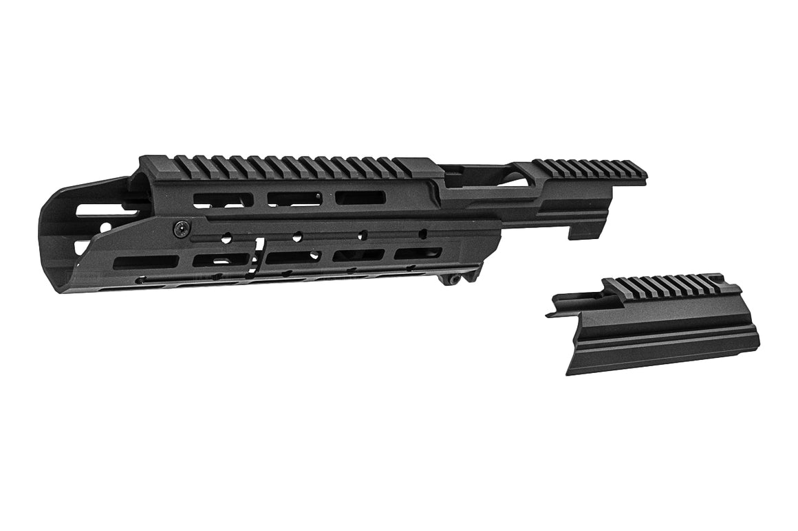 RGW MK3 Style Chassis Rail Kit For Marui TM AKM / AKX / GHK AK V3 GBBR Series  ( Black )