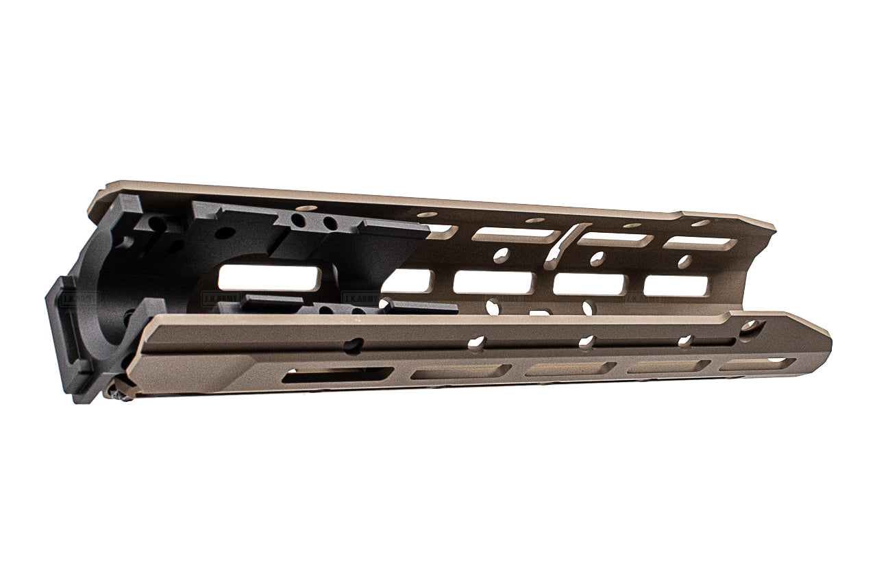 RGW MK3 Style Chassis Rail Kit For Marui TM AKM / AKX / GHK AK V3 GBBR Series ( Cerakote FDE )