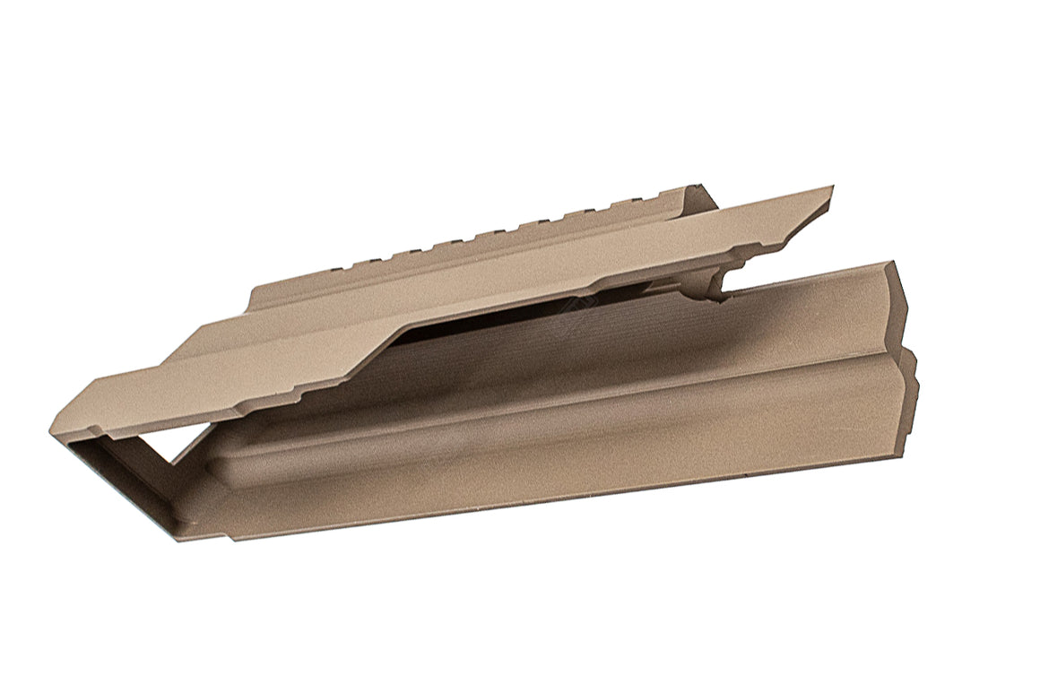 RGW MK3 Style Chassis Rail Kit For Marui TM AKM / AKX / GHK AK V3 GBBR Series ( Cerakote FDE )