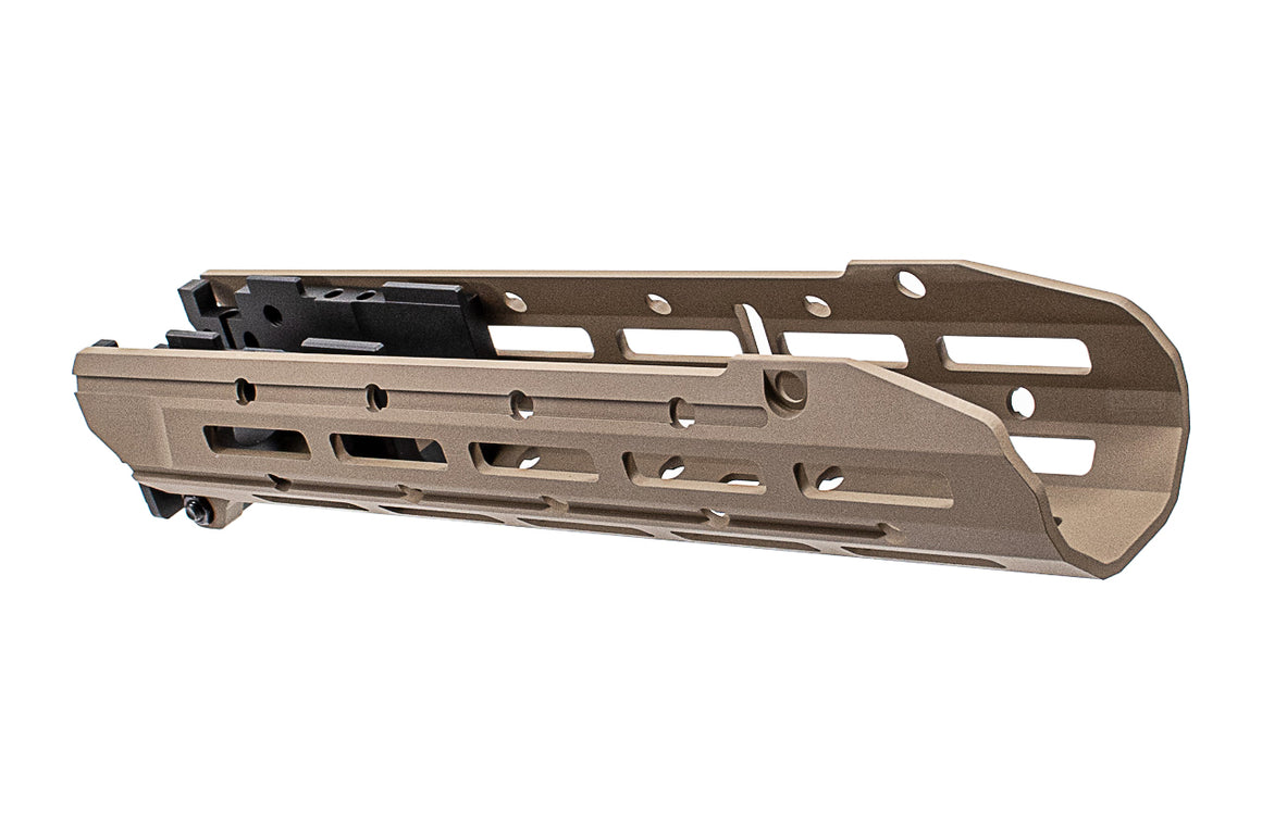 RGW MK3 Style Chassis Rail Kit For Marui TM AKM / AKX / GHK AK V3 GBBR Series ( Cerakote FDE )