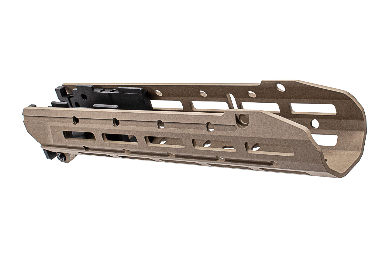 RGW MK3 Style Chassis Rail Kit For Marui TM AKM / AKX / GHK AK V3 GBBR Series ( Cerakote FDE )