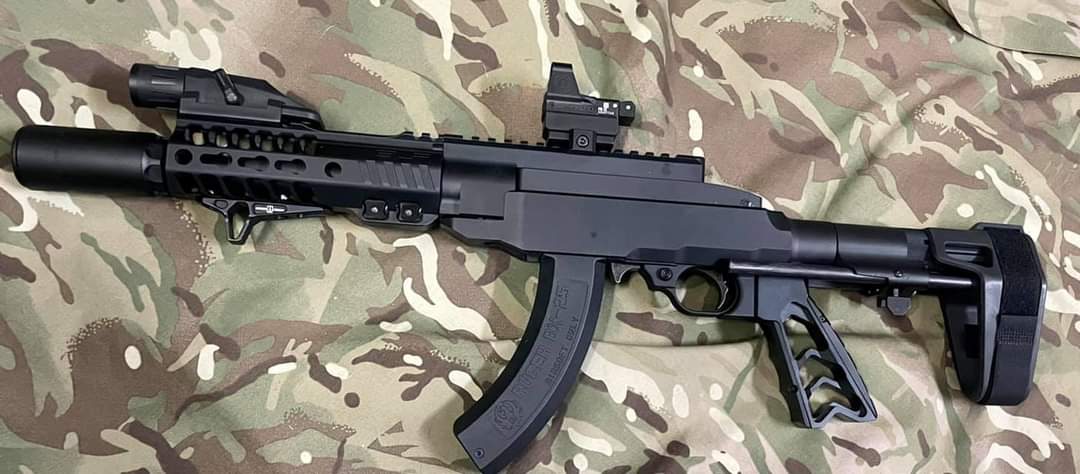 RGW CI Carbine Kit for KJ KC-02 GBBR ( Black )