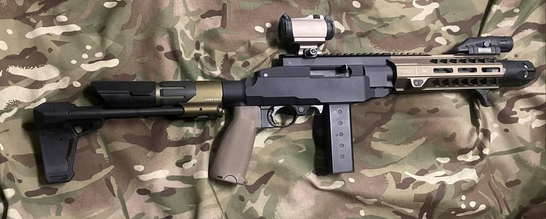 RGW CI Carbine Kit for KJ KC-02 GBBR ( Black )