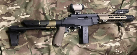 RGW CI Carbine Kit for KJ KC-02 GBBR ( Black )