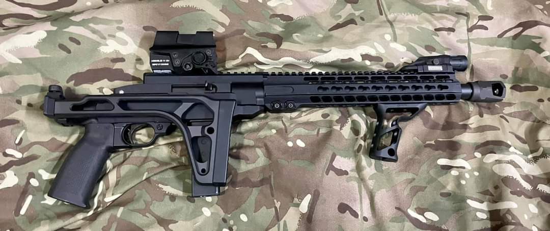 RGW CI Carbine Kit for KJ KC-02 GBBR ( Black )