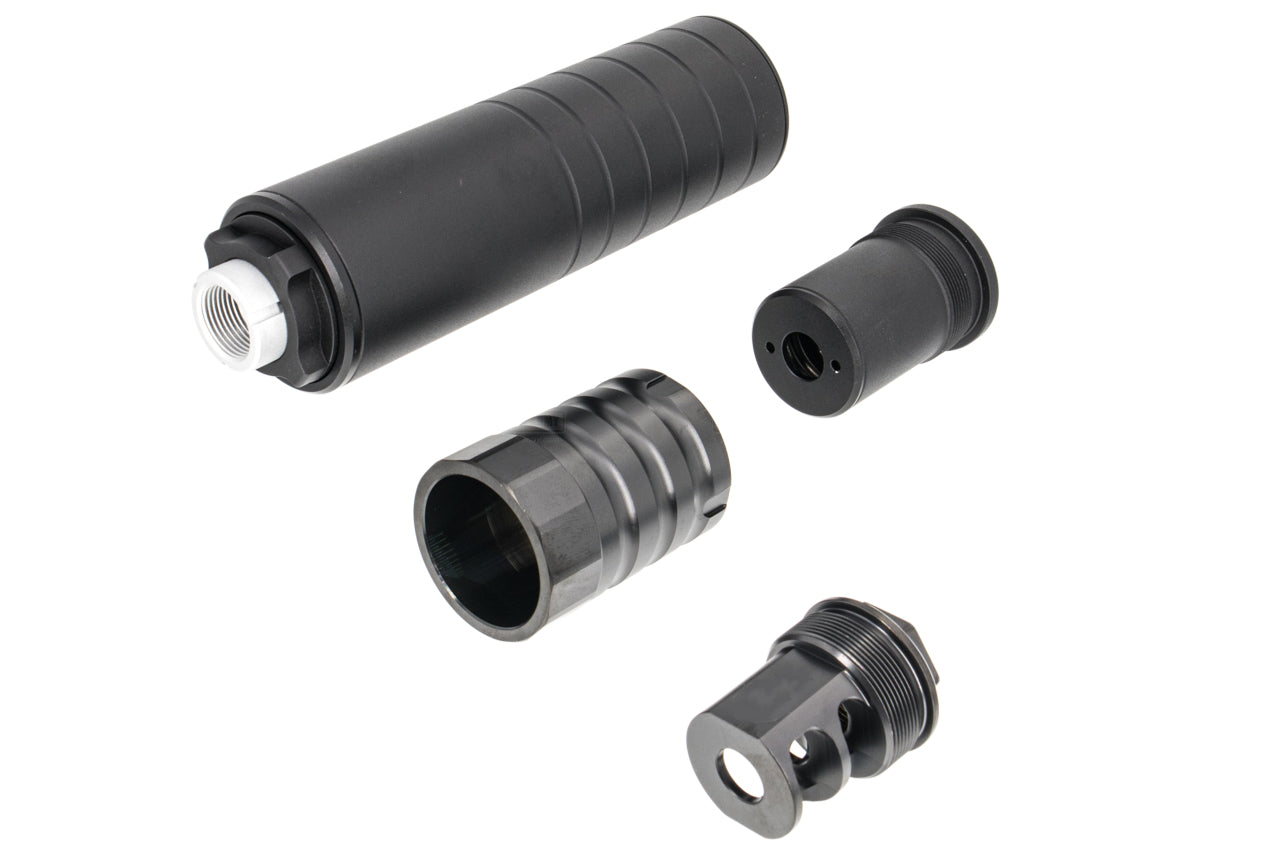 RGW Omega 9K Dummy Barrel Extension Full Set with Tracer ( MP5 Style ) ( Fit For Maruyama SCW-9 PRO-G SMG GBB )