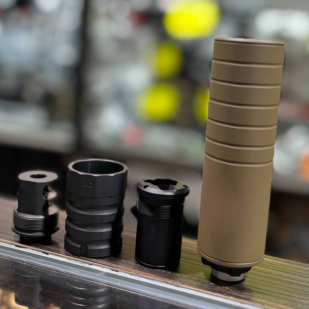 RGW Omega 9K Dummy Barrel Extension Full Set ( MP5 Style ) ( Cerakote FDE ) ( Fit For Maruyama SCW-9 PRO-G SMG GBB )