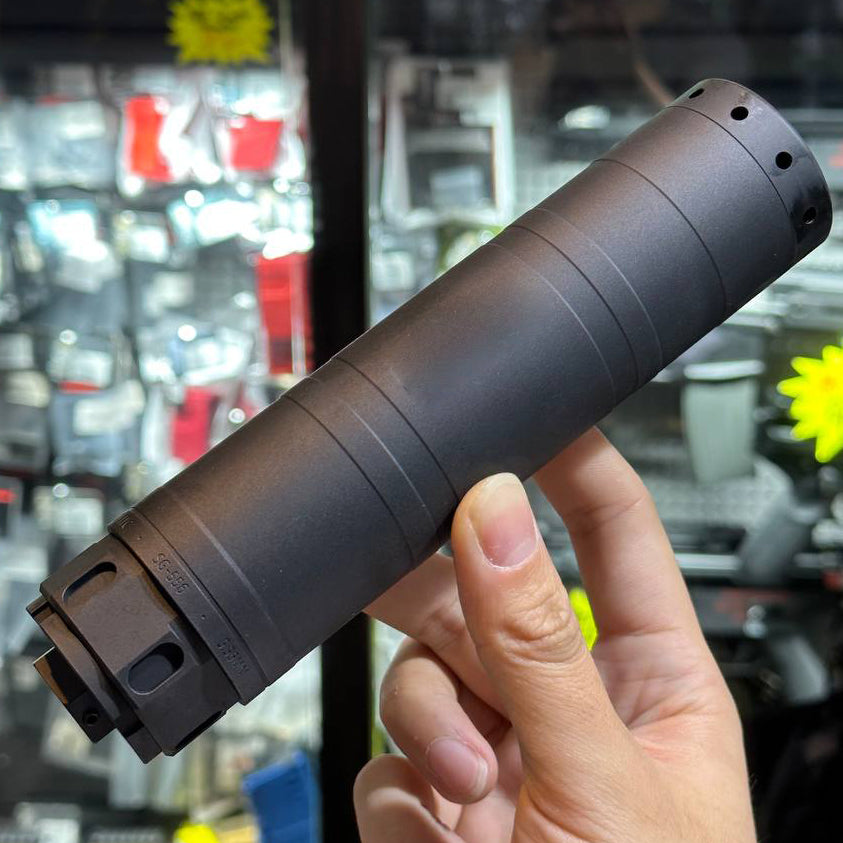 RGW DD Style SG 556 Dummy Airsoft Dummy Suppressor / Barrel Extension ( Black )