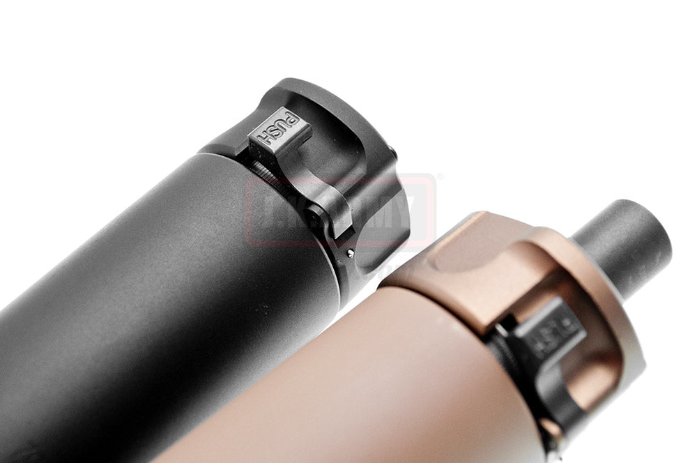 RGW SOCOM 46 Style Mini Dummy Airsoft Dummy Suppressor / Barrel Extension for MP7 12mm ( CCW / CW ) ( Black / DE )-Dark Earth ( DE )-12mm Clockwise + ( 12CW )