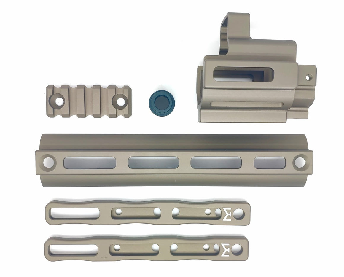 RGW M-LOK Rail Kit for Tokyo Marui TM SCAR AEG ( DE )