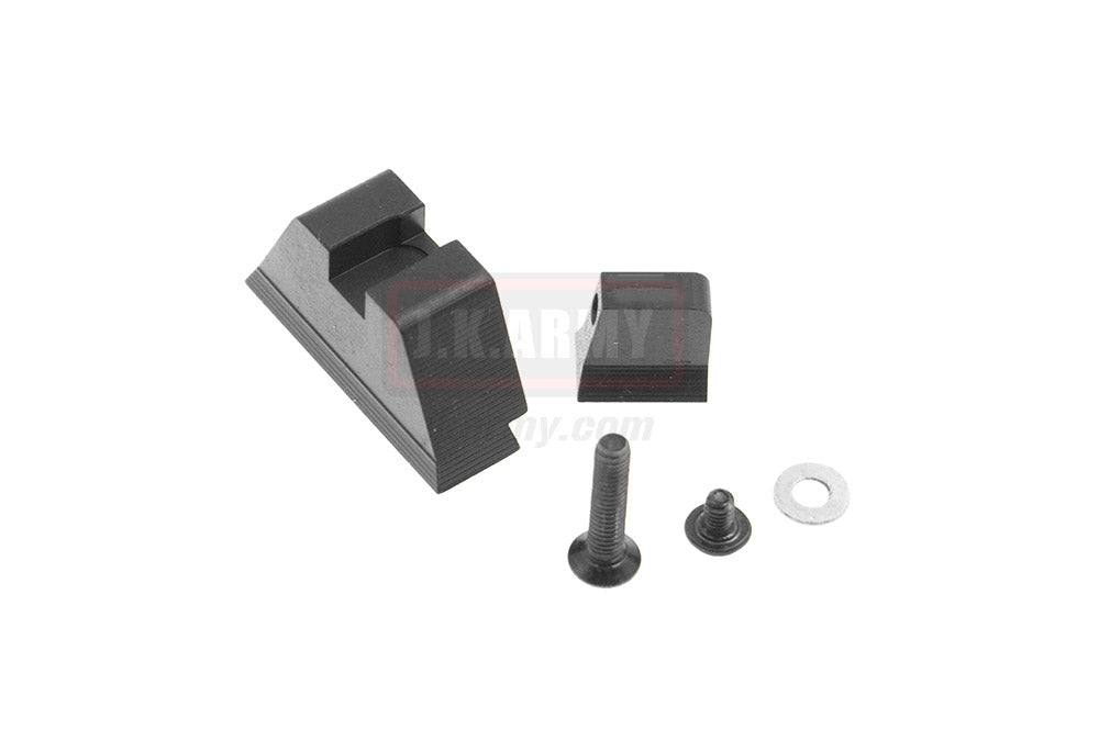 Pro-Arms Tritium CNC Steel Suppressor Sight Set for Umarex G45, G19X, G19 Gen 4, G17 Gen 5 Series Pistol GBB