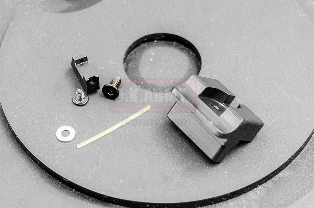 Pro-Arms Airsoft T Style Steel Fiber Optic Sight for Tokyo Marui G Series GBBP