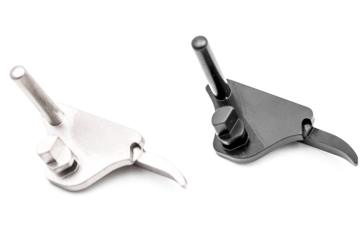 Pro-Arms CNC Stainless Steel Parts for Marui TM V10 GBBP Series ( Safety / Hammer / Grip Safety / Slide Catch / Spring Housing / Mag Release )-Mag Release-Black