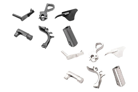 Pro-Arms CNC Steel Parts Kit For Marui TM V10 GBBP -Silver