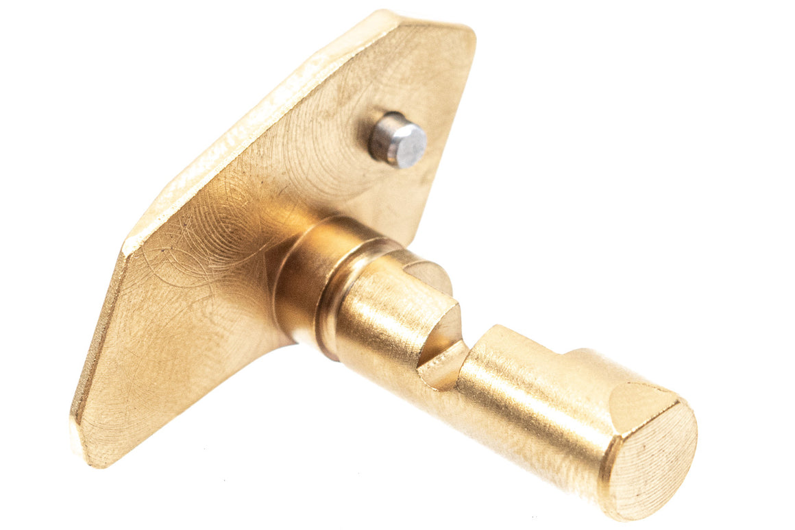 Pro-Arms Takedown Lever V1 Thumb Rest CNC Steel For SIG AIR / VFC P320 M17 M18 GBBP ( Black DLC / Titanium Coating )-Titanium Gold