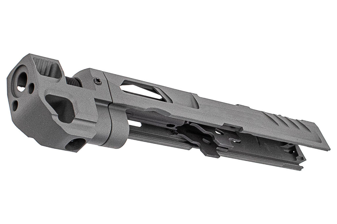 Pro-Arms Killer Style Steel Slide Set With Compensator For SIG AIR / VFC P320 M18 X Carry GBBP ( Cerakote Version ) -Grey