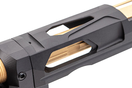 Pro-Arms Killer Style Steel Slide Set With Compensator For SIG AIR / VFC P320 M18 X Carry GBBP ( Cerakote Version ) -Black