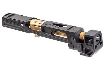 Pro-Arms Killer Style Steel Slide Set With Compensator For SIG AIR / VFC P320 M18 X Carry GBBP ( Cerakote Version ) -Black