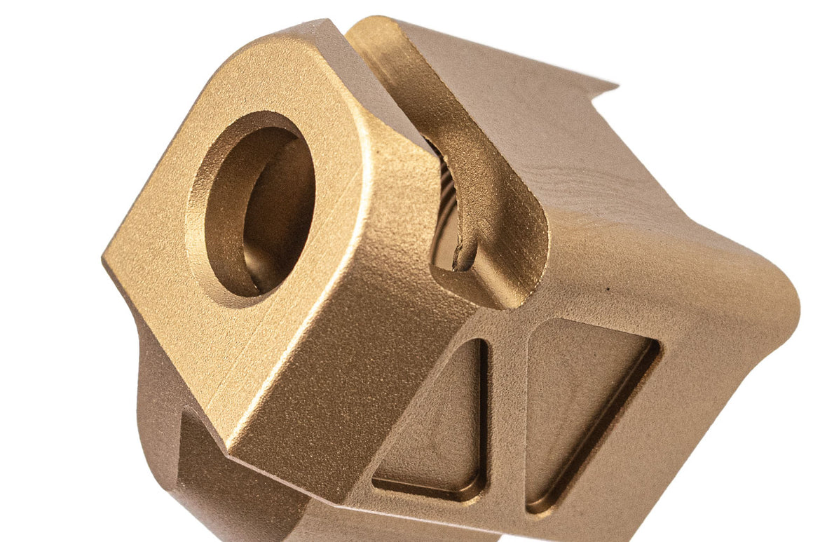 Pro-Arms PM-Style 14mm CCW Compensator For Marui TM G17 Gen5 MOS GBBP -FDE