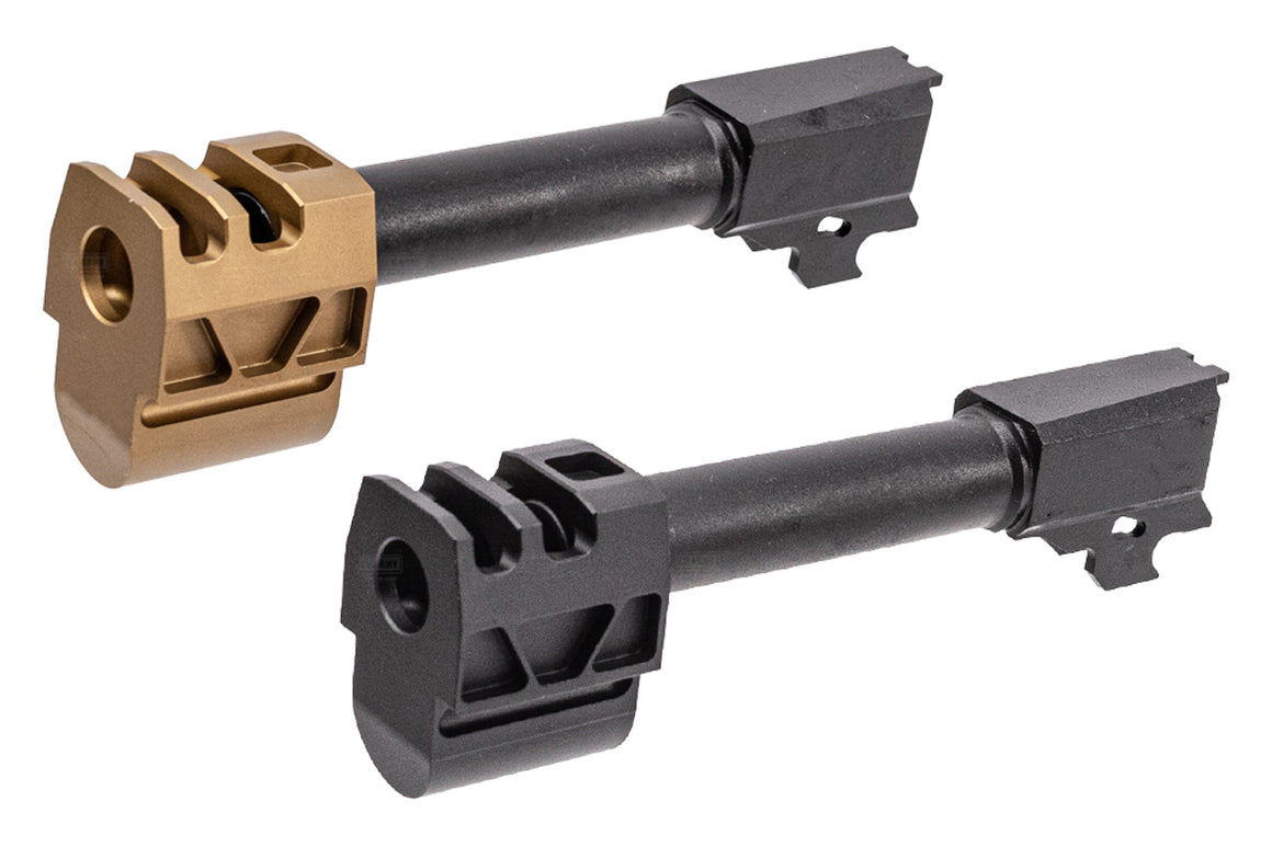 Pro-Arms Steel PM Style Outer Barrel With Ultra Compensator For SIG AIR / VFC P320 M18 X Carry GBBP Series-FDE