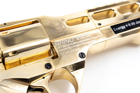 BO Chiappa Rhino 60DS .357 Magnum CO2 Revolver 18K Real Gold Ver. ( Limited Edition )