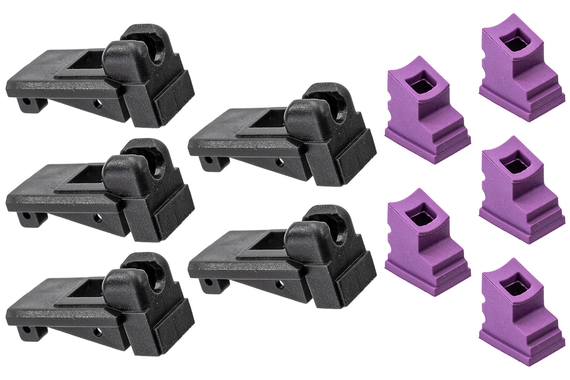 SP System T8 MWS Magazine Lip With Gas Route Seal 70 Degree For Marui TM MWS GBB Series ( 5pcs )