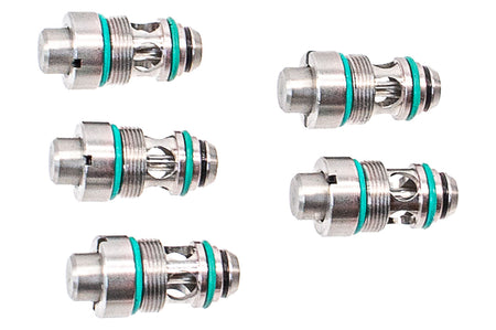 SP System T8 Steel Output Valve For EMG Lancer System Licensed L5-AWM MWS Gas Magazine ( 5 Pieces Set )