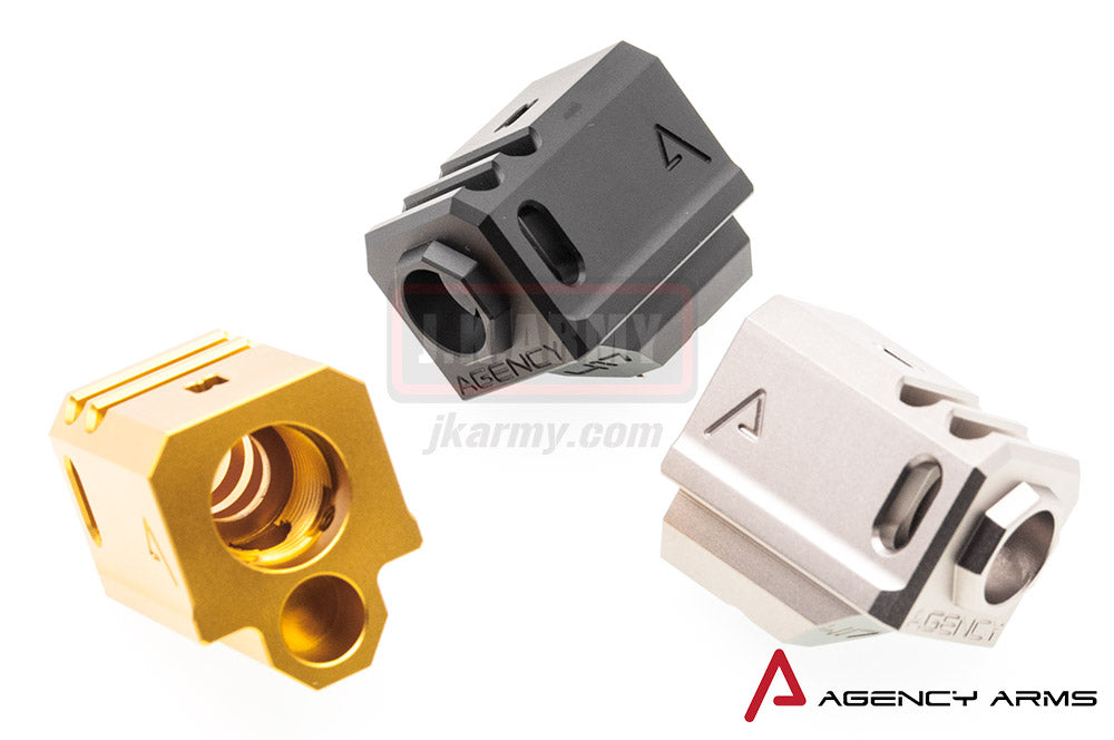 RWA Agency Arms 417 Compensator ( Silver ) (14mm CCW )