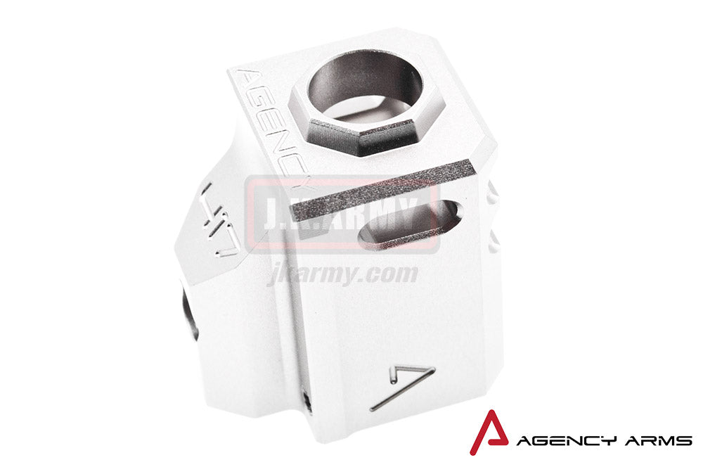 RWA Agency Arms 417 Compensator ( Silver ) (14mm CCW )