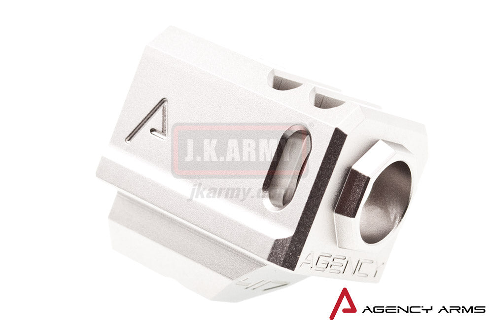 RWA Agency Arms 417 Compensator ( Silver ) (14mm CCW )