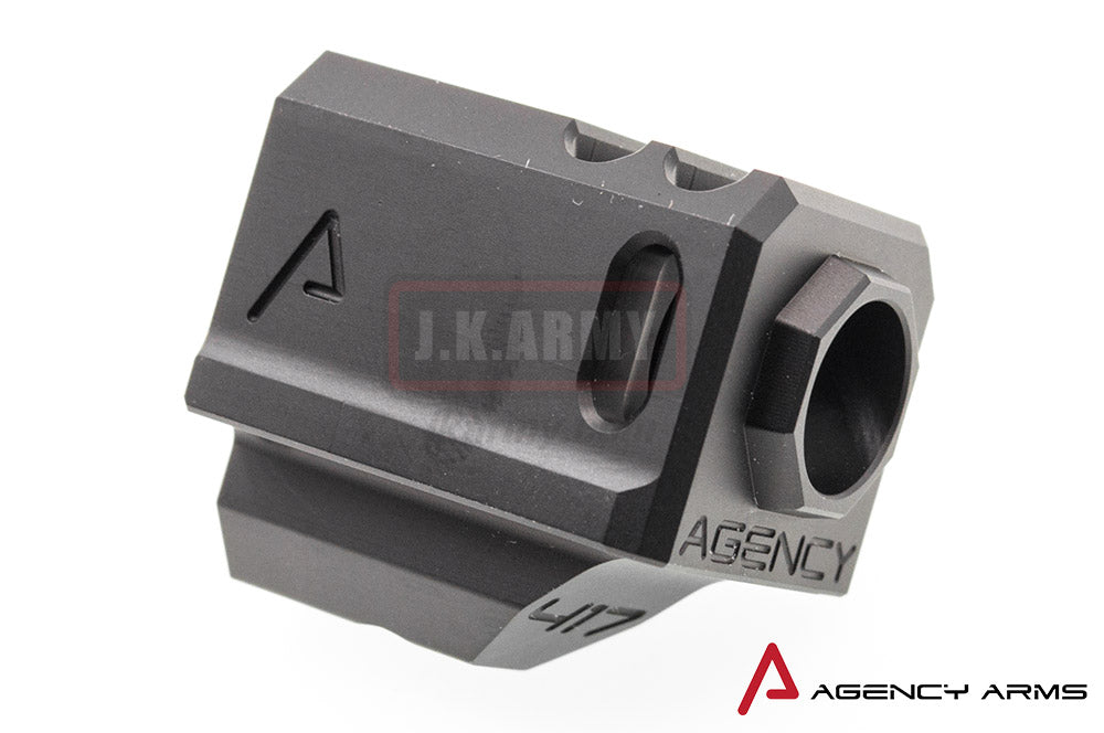 RWA Agency Arms 417 Compensator ( Silver ) (14mm CCW )