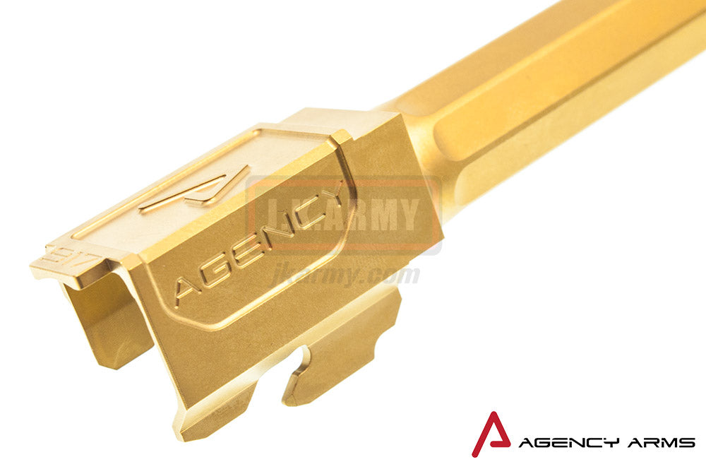 RWA Agency Arms 917 Threaded Outer Barrel 14mm CCW Titanium Nitride (TiN) for Tokyo Marui Model 17