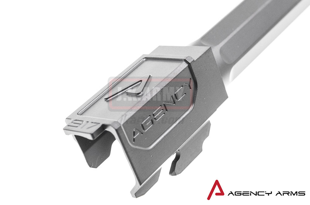 RWA Agency Arms 917 Threaded Outer Barrel 14mm CCW Black Nitride for Tokyo Marui Model 17