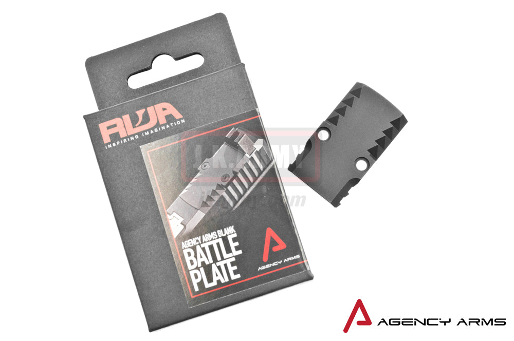 RWA Agency Arms Blank Battle Plate for RMR Slide ( Black )