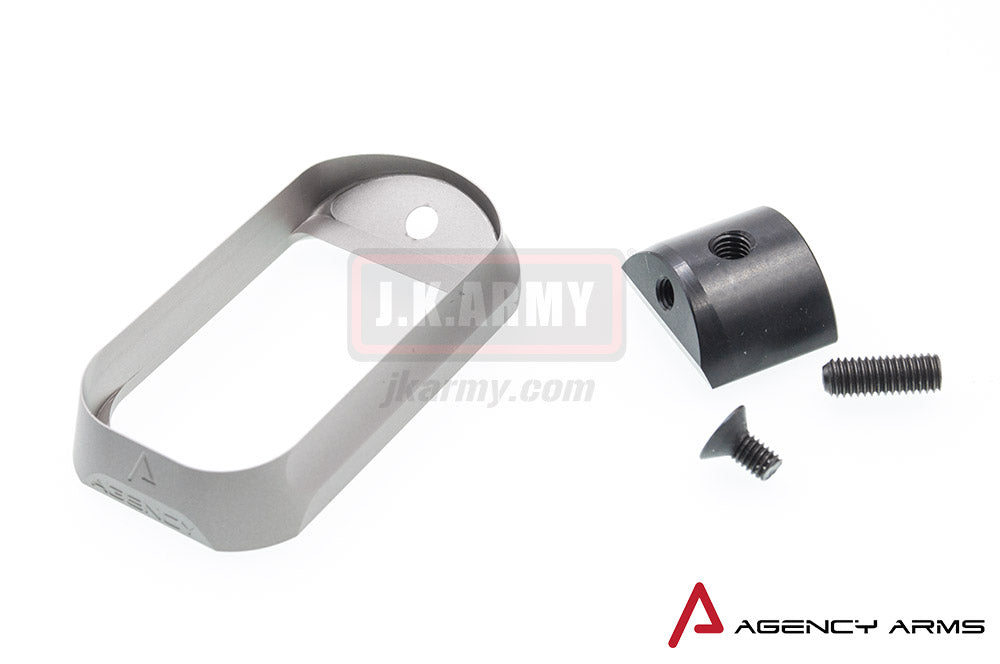 RWA Agency Arms Magwell for Tokyo Marui Model 17 ( Gun Metal Grey )