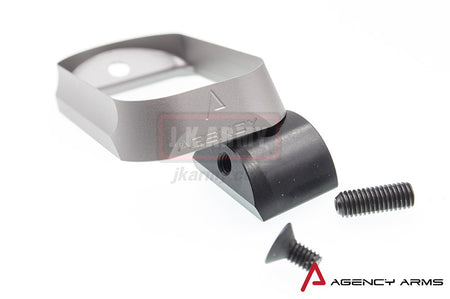 RWA Agency Arms Magwell for Tokyo Marui Model 17 ( Gun Metal Grey )