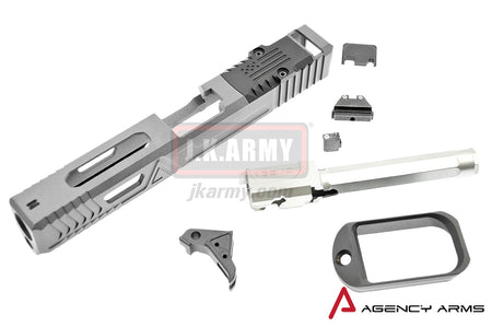 RWA Agency Arms Urban Combat Slide Set for Marui Model 17 ( Cerakote Agency Grey )