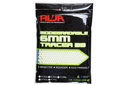 RWA 6mm Airsoft Tracer BBs ( PLA BIO ) ( 0.20g / 0.25g / 0.28g / 0.30g / 0.32g ) ( 3000rds per bag )