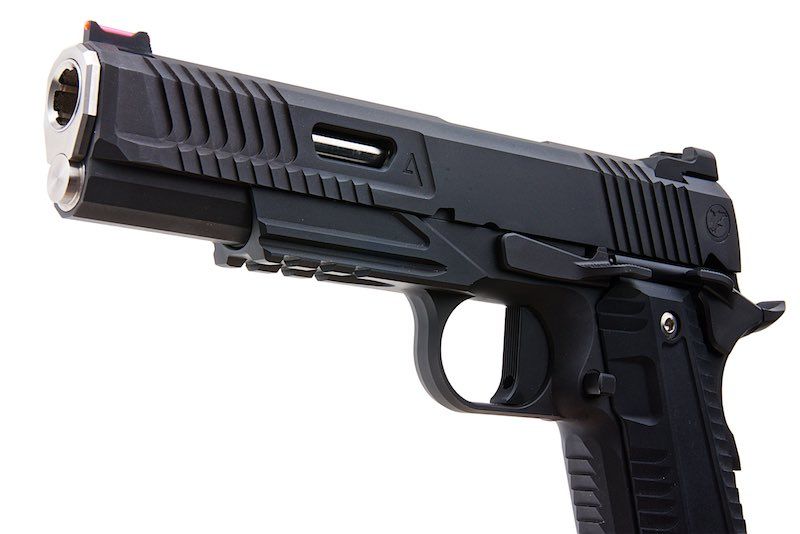 RWA Nighthawk Custom Agent 2 CO2 GBB Pistol Airsoft ( Stainless Steel Version ) ( Black )