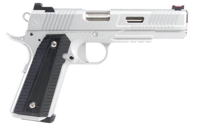 RWA NIGHTHAWK CUSTOM AGENT 2 GBB Pistol ( CERAKOTE Silver ) ( TM 1911 System ) ( Limited Edition )