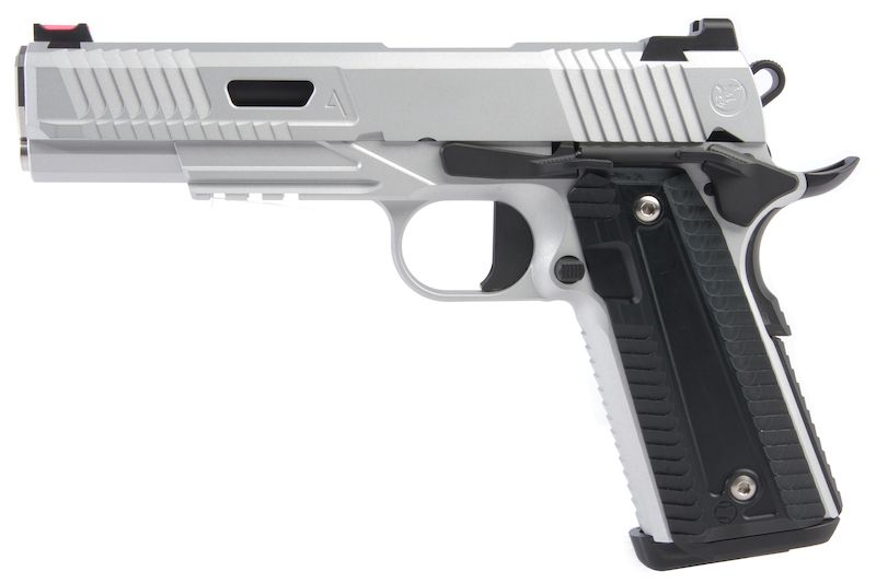 RWA NIGHTHAWK CUSTOM AGENT 2 GBB Pistol ( CERAKOTE Silver Black 2 TONE ) ( TM 1911 System ) ( Limited Edition )