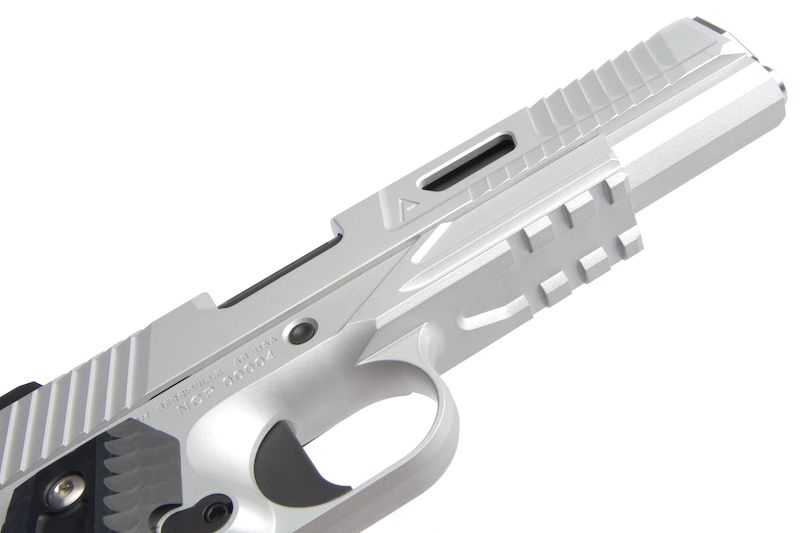 RWA NIGHTHAWK CUSTOM AGENT 2 GBB Pistol ( CERAKOTE Silver Black 2 TONE ) ( TM 1911 System ) ( Limited Edition )