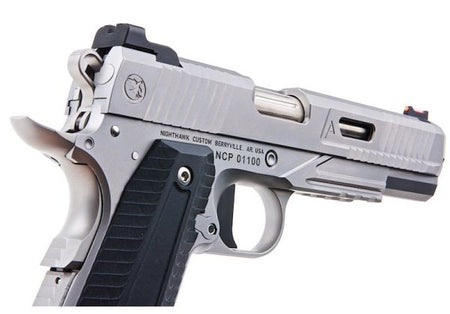 RWA Nighthawk Custom Agent 2 CO2 GBB Pistol Airsoft ( Stainless Steel Version ) ( Silver )