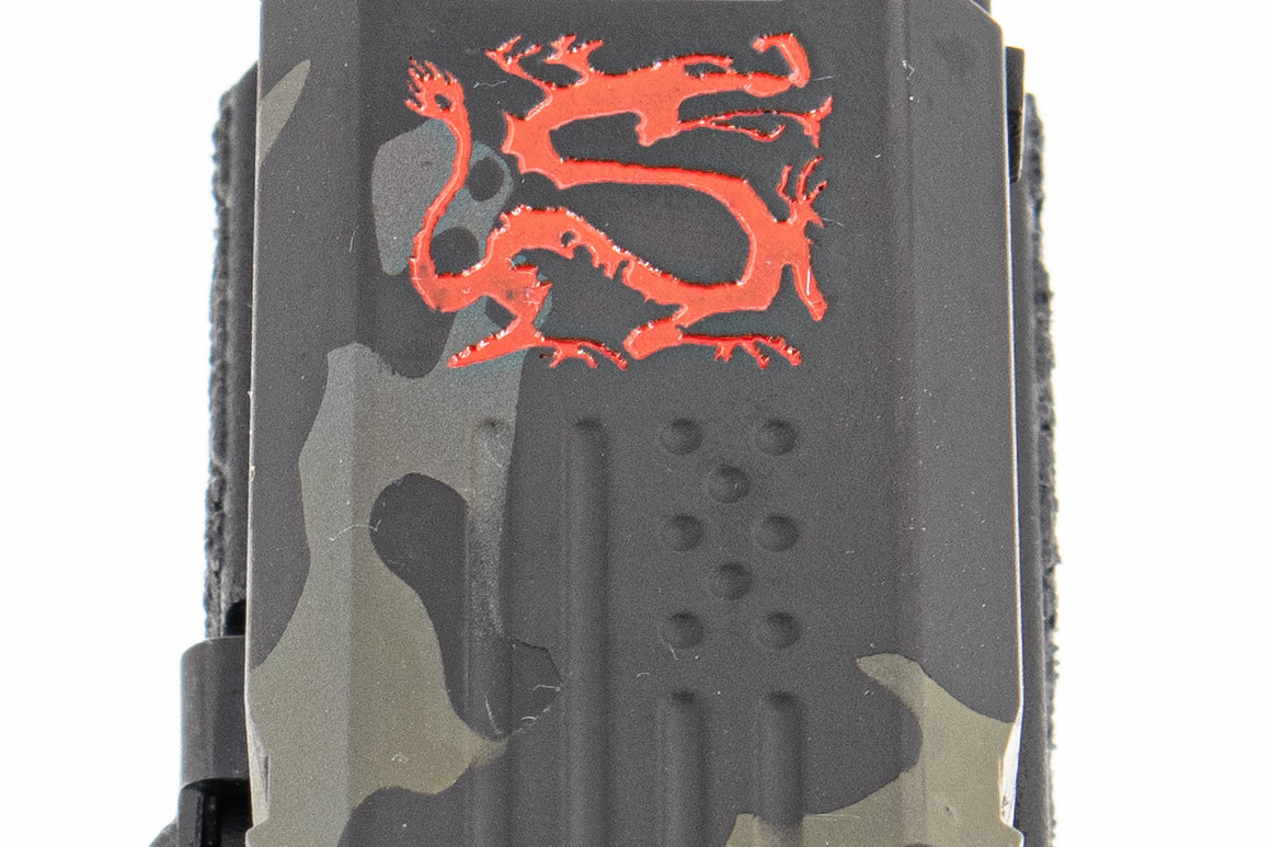 RWC Agency Arms EXA with 917 Threaded Outer Barrel GBB Pistol ( RONIN Gold Barrel Edition ) ( VFC System ) ( Titanium Nitride (TiN) Barrel )