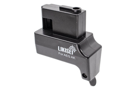 LIKISEI AK AEG Airsoft BBs Loader Adapter For Odin Innovations M12 Sidewinder BBs Speed Loader-Orange