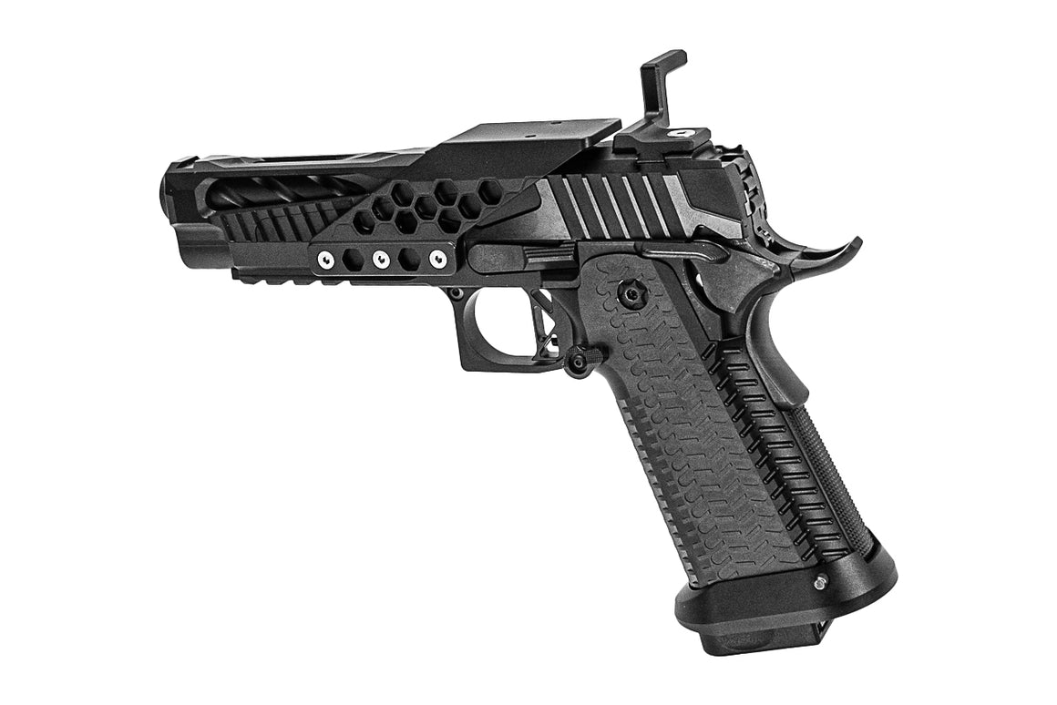 SAVIA CNC Hi-Capa Type 1 Race Gun GBB Pistol Airsoft ( Black )