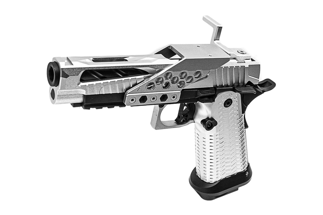 SAVIA CNC Hi-Capa Type 1 Race Gun GBB Pistol Airsoft ( Silver )