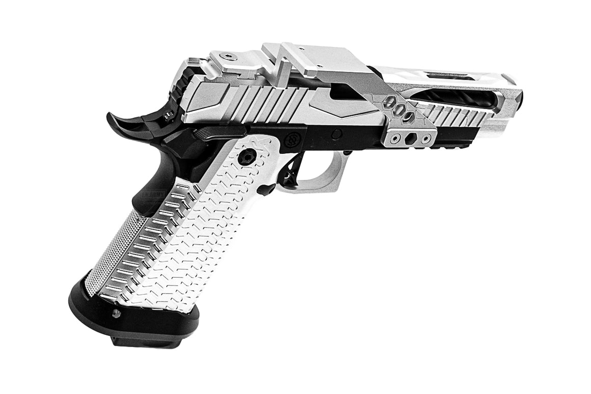 SAVIA CNC Hi-Capa Type 1 Race Gun GBB Pistol Airsoft ( Silver )