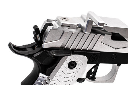 SAVIA CNC Hi-Capa Type 1 Race Gun GBB Pistol Airsoft ( Silver )